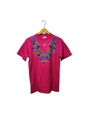 Hanes Vintage Casual T-shirt Pria pink red