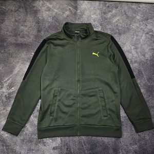 Puma Sportswear Casual Track jacket Pria green