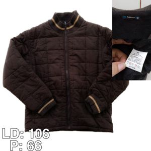 Vintage Minimalist Bomber jacket Wanita tan brown