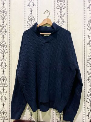 Coquette Casual Sweater Pria navy