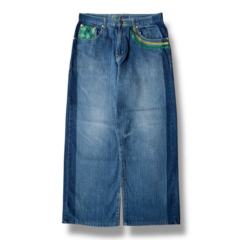 Coogi Y2K Grunge Pria blue, foto 3