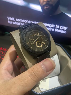 Fossil Casual Pria black
