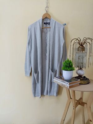 Japanese brand Vintage Luxury Cardigan Wanita gray