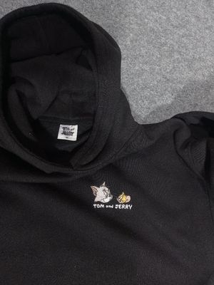 Vintage Casual Hoody Pria black
