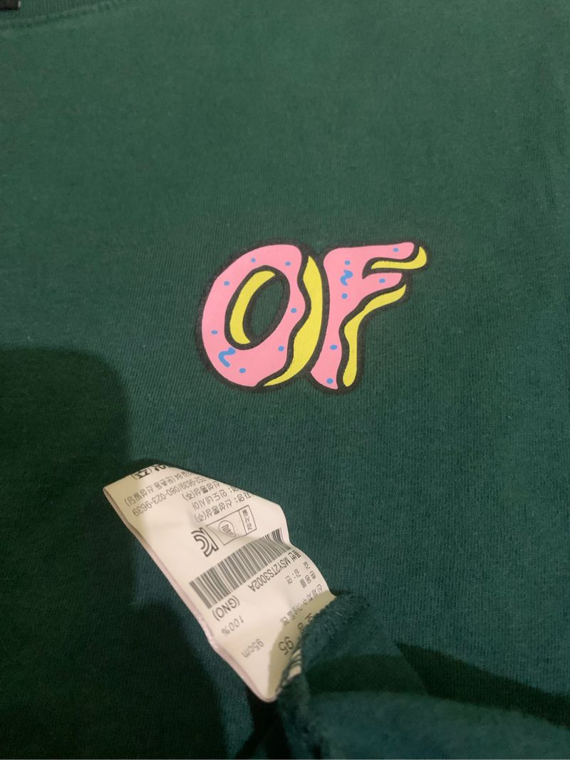 Odd Future Casual T-shirt Pria green, foto 5