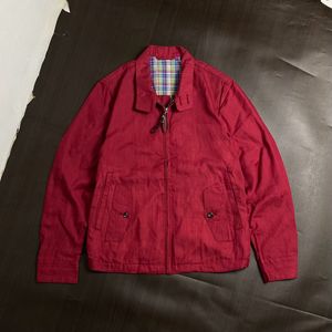 Vintage Casual Harrington jacket Pria red