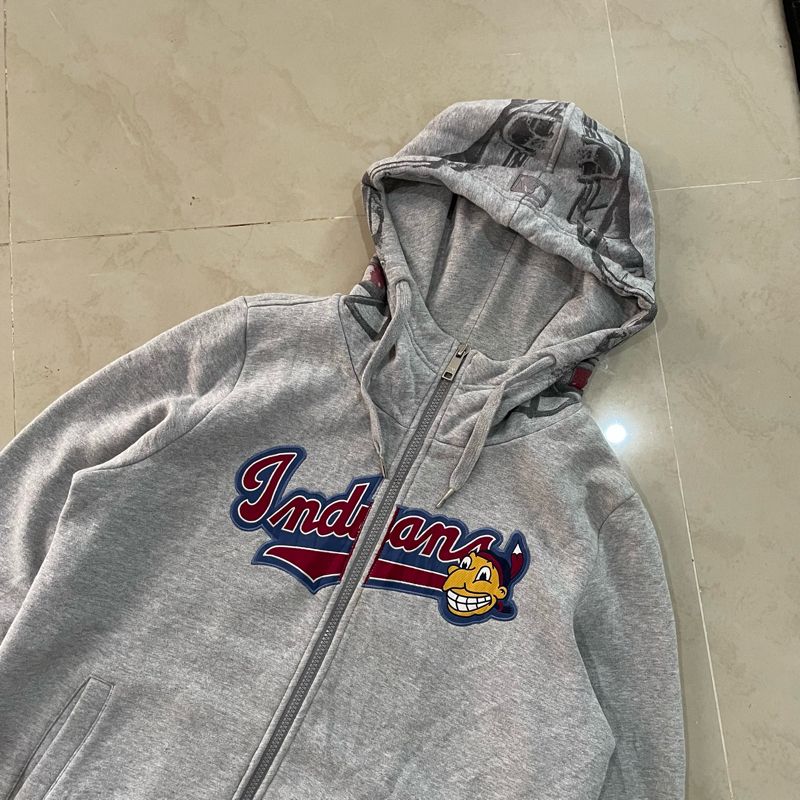 MLB Casual Hoody Pria gray, foto 3
