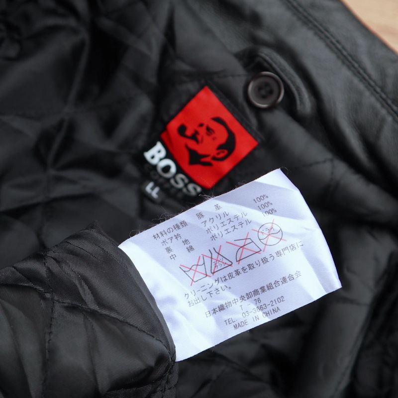 Casual Leather jacket Pria black, foto 7