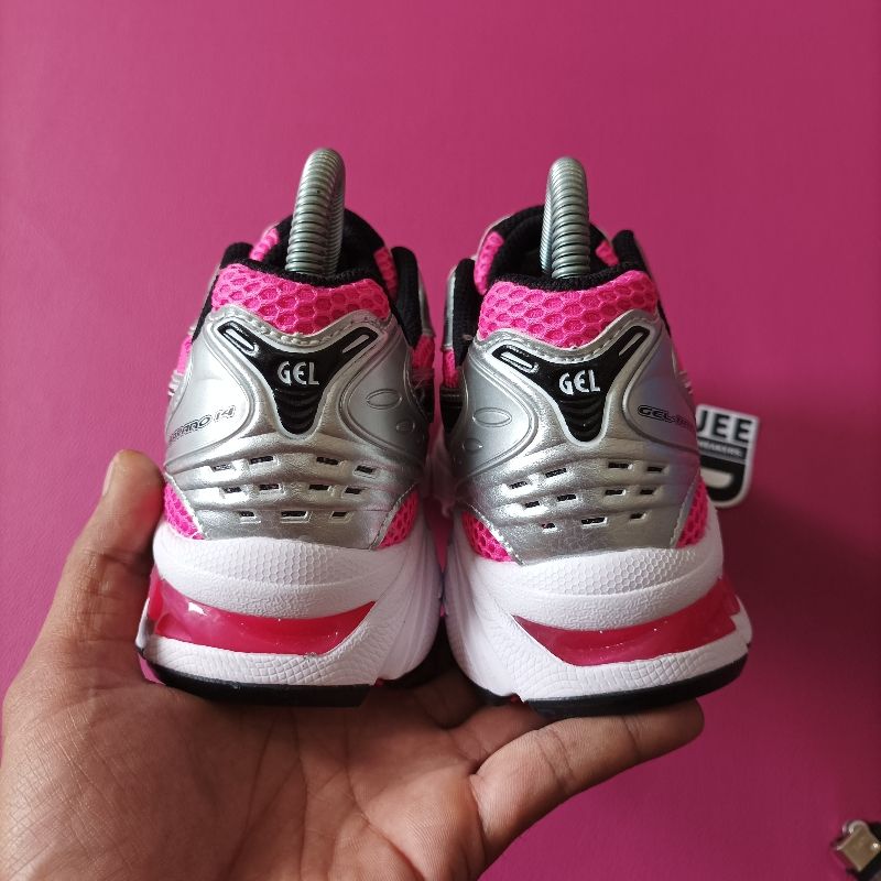 Asics Streetwear Casual Sneakers Wanita silver pink, foto 4