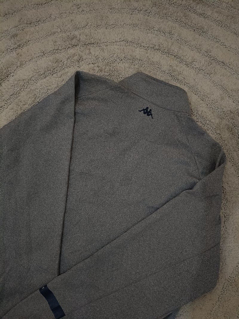 Kappa Sportswear Track jacket Pria black gray, foto 3