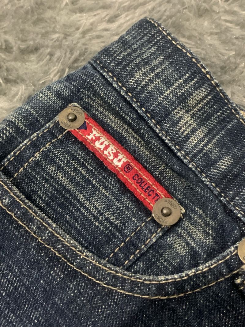 FUBU Y2K Jeans Pria multicolor, foto 4