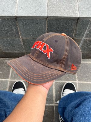 New Era Vintage Streetwear Hat Pria orange black