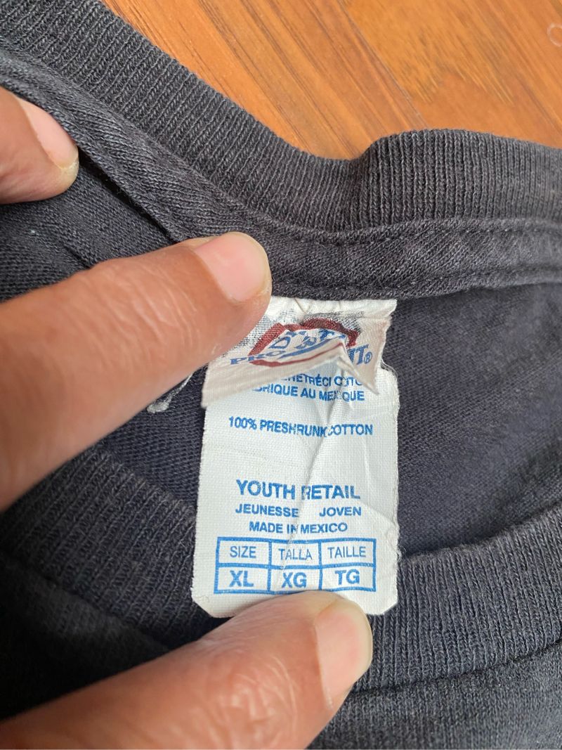 Y2K T-shirt Pria navy, foto 3