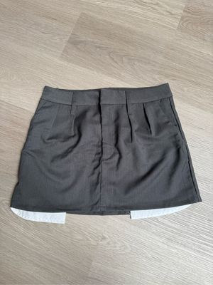 H&M Casual Mini skirt Wanita gray