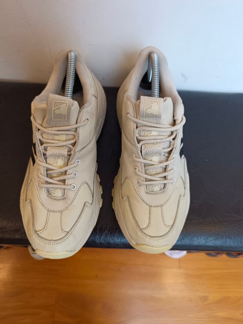 MLB Casual Sneakers Pria cream, foto 4