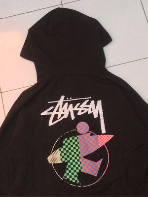 Stussy Streetwear Skater Hoody Pria black
