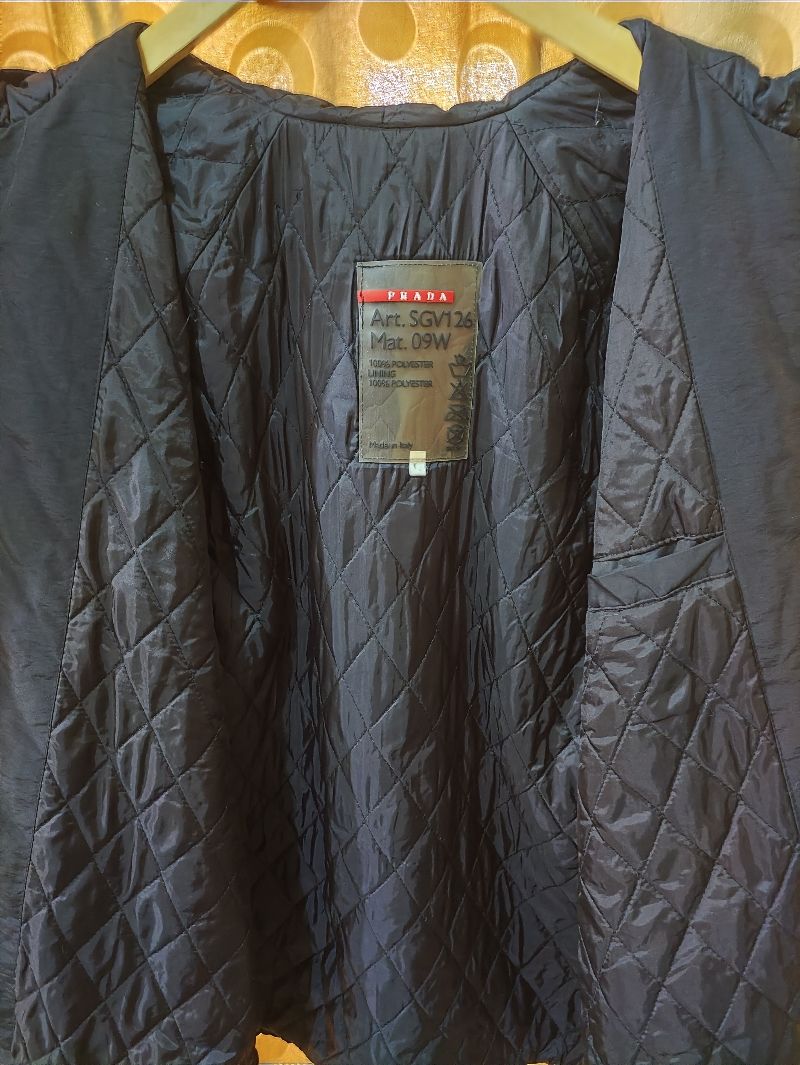 Prada Luxury Windbreaker Pria black, foto 6