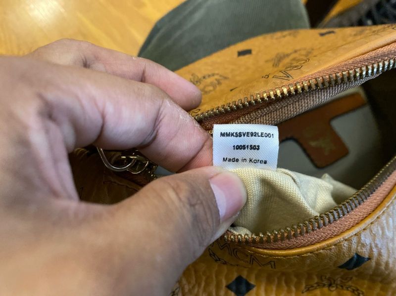 MCM Casual Bag Pria tan brown, foto 4