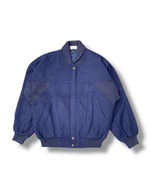 Lacoste Vintage Luxury Harrington jacket Pria navy