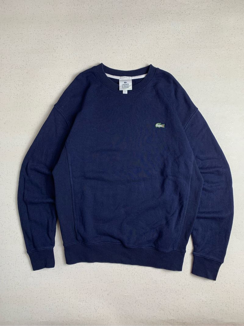 Lacoste Casual Sweater Pria navy, foto 2