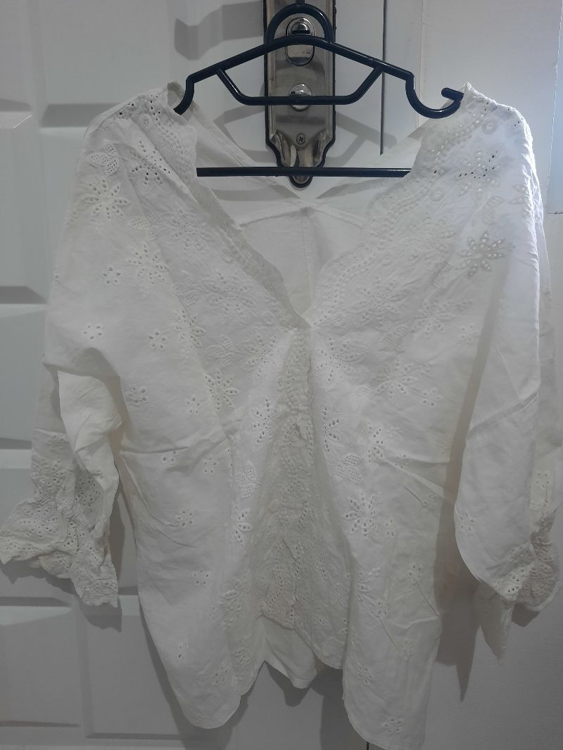 Casual Blouse Wanita white, foto 3