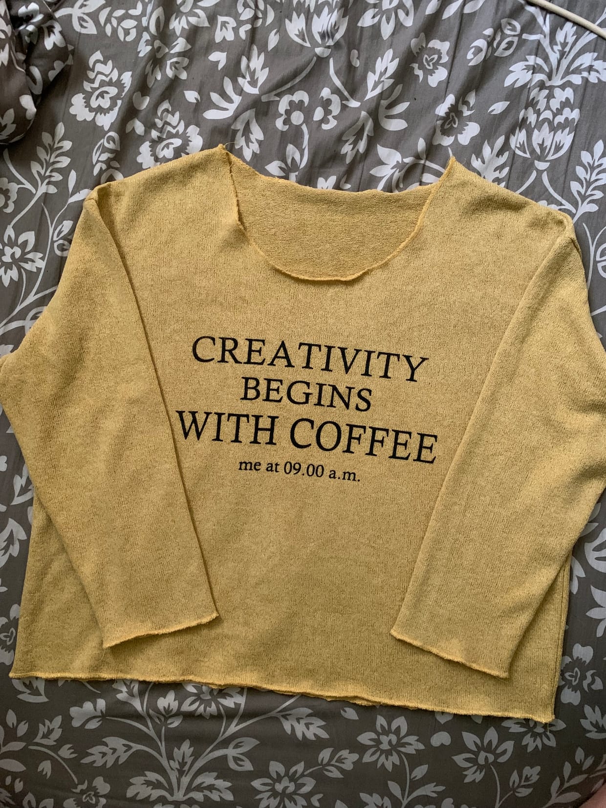 Y2K Casual Sweater Wanita yellow