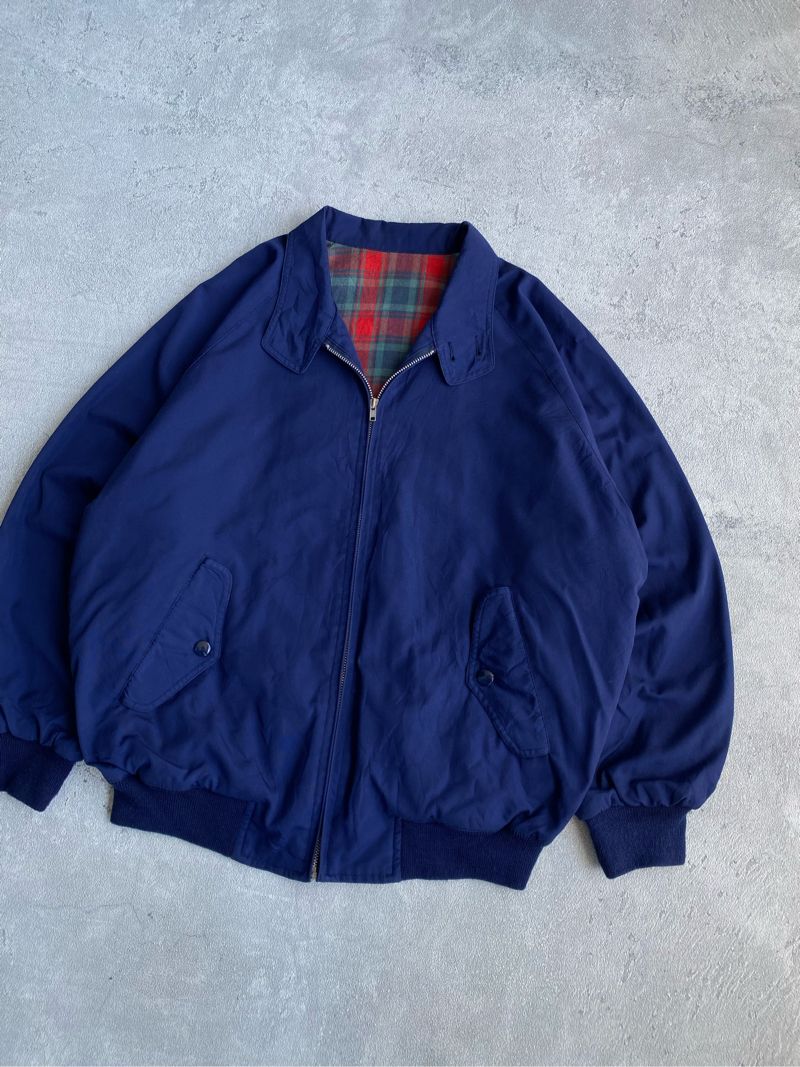 Vintage Harrington jacket Pria navy, foto 2
