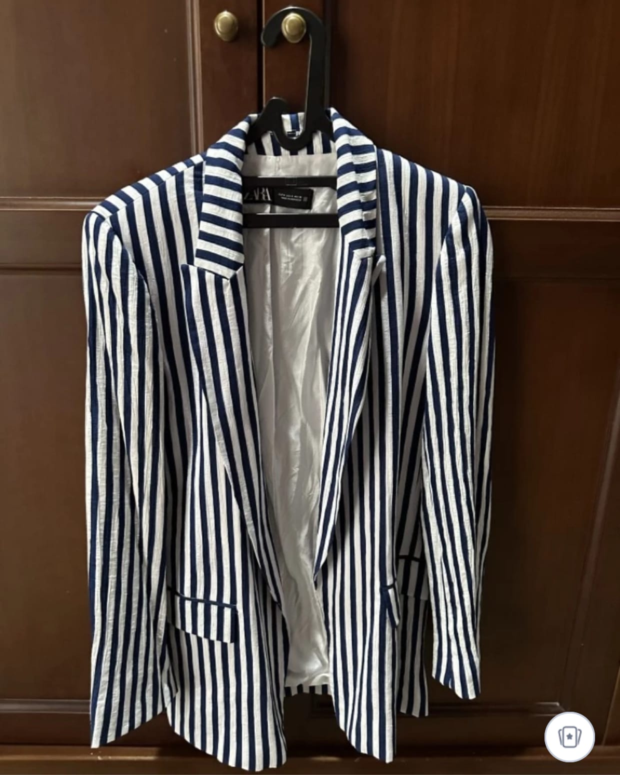 ZARA Fairy Casual Blouse Wanita blue