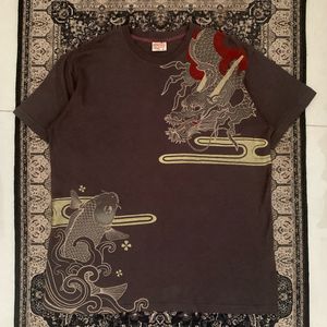 Vintage Y2K T-shirt Pria gray