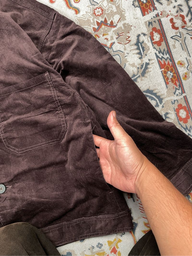 GU Casual Harrington jacket Pria brown, foto 5