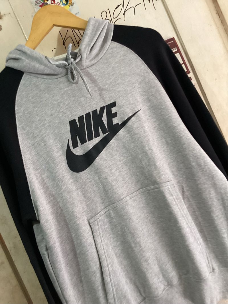 Nike Casual Sweater Pria black gray, foto 3