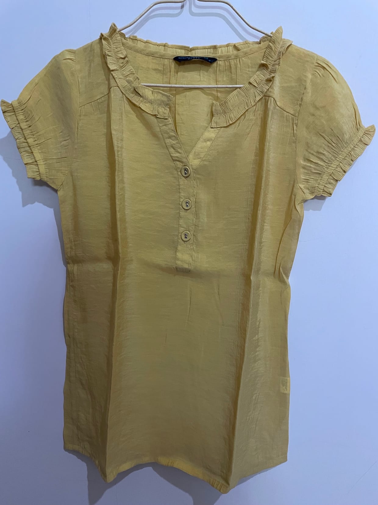 Casual Blouse Wanita yellow, foto 2