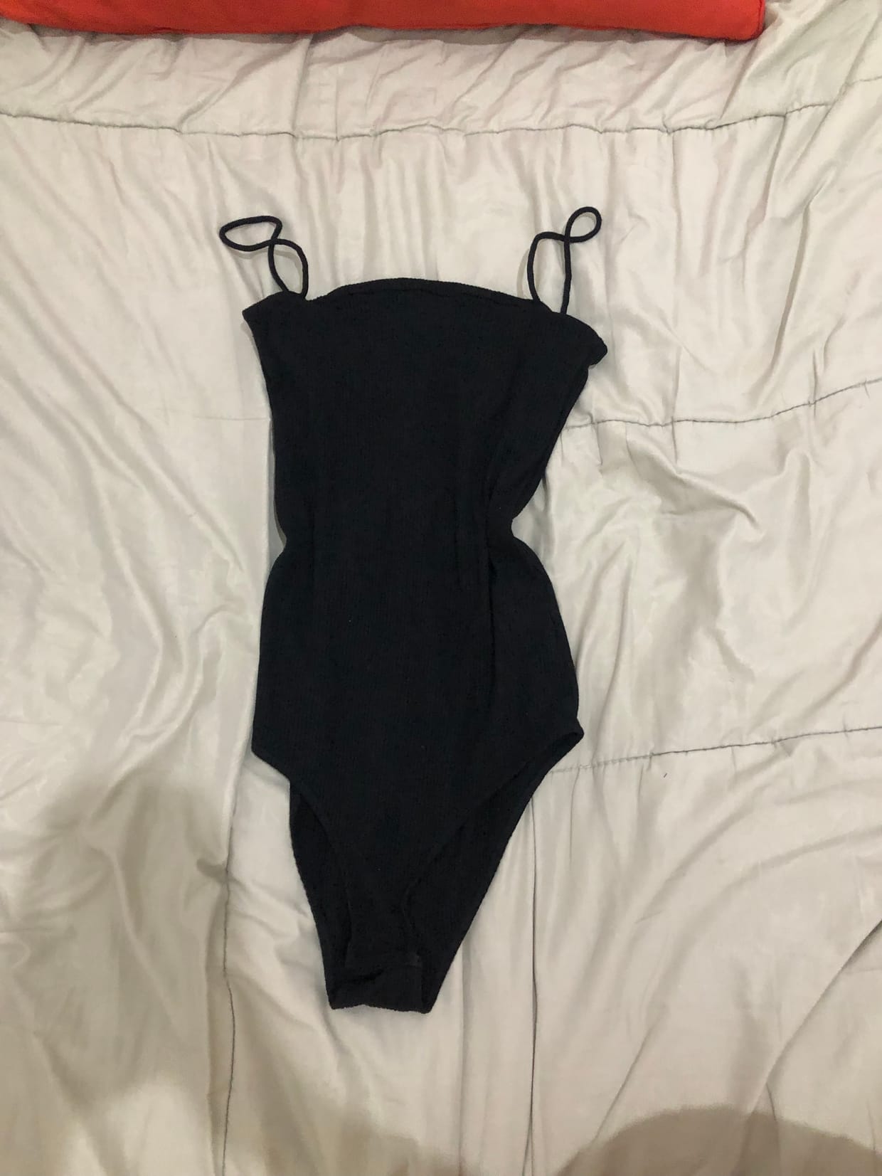 H&M Streetwear Sportswear Bodysuit Wanita black