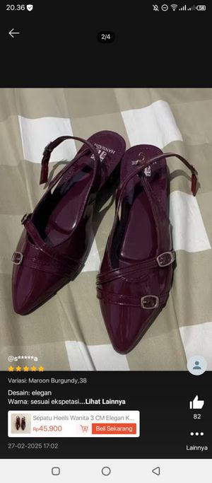 Luxury Minimalist Heels Wanita burgundy