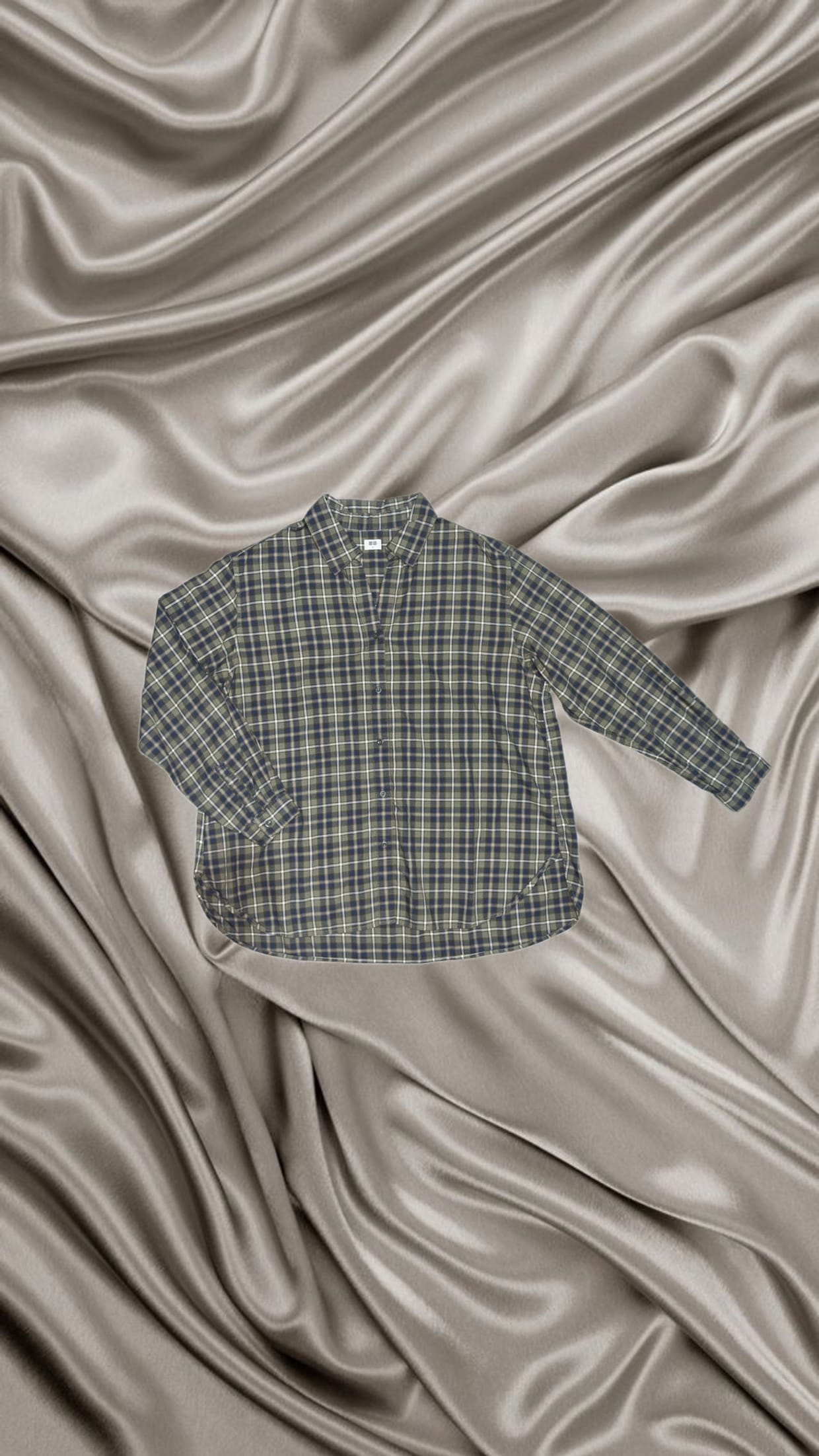 Uniqlo Minimalist Casual Shirt Wanita multicolor
