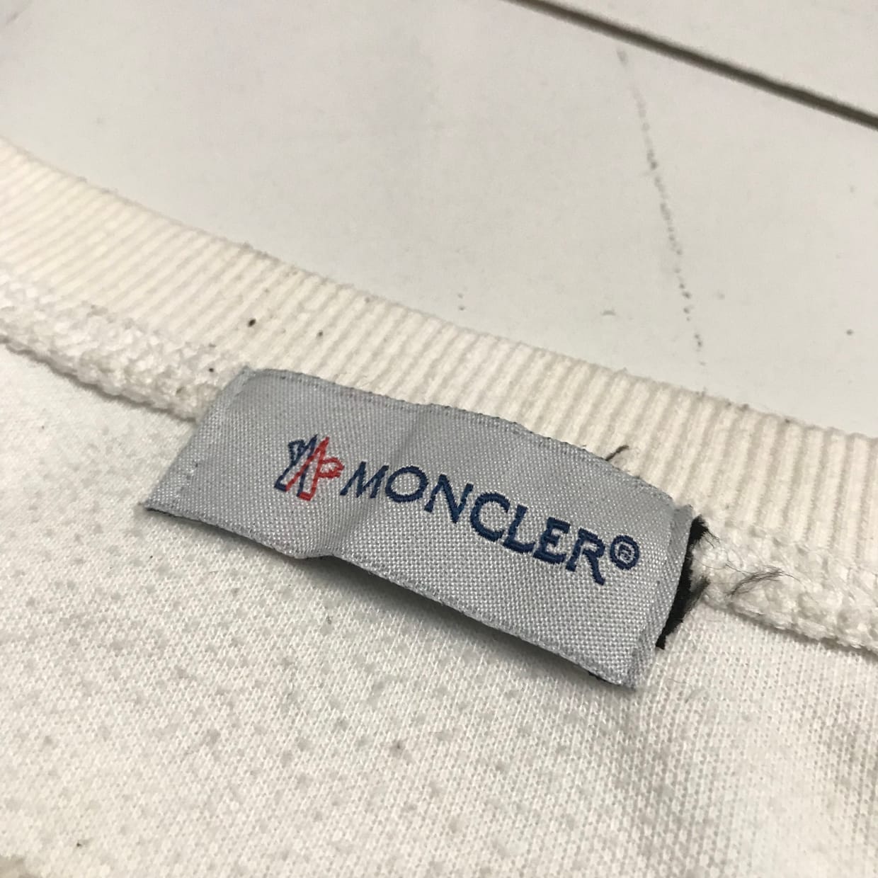 Moncler Casual Sweatshirt Pria white, foto 3