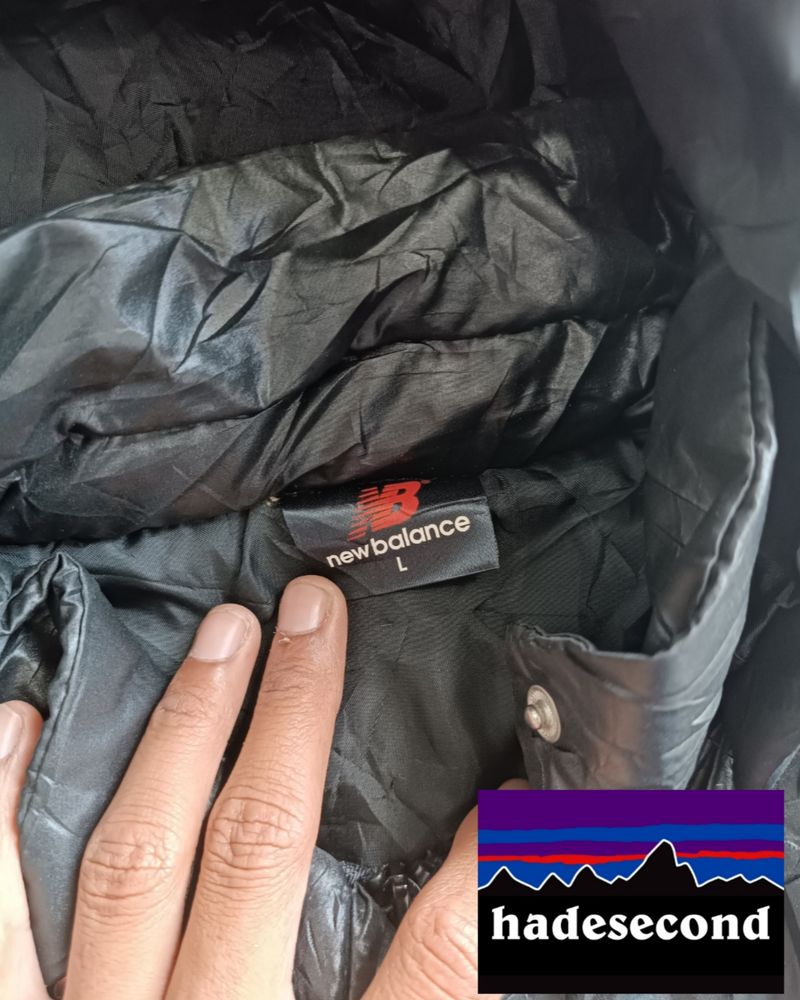 New Balance Gorpcore Minimalist Puffer jacket Pria black, foto 3