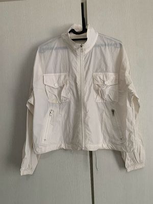 Sportswear Casual Bomber jacket Wanita white