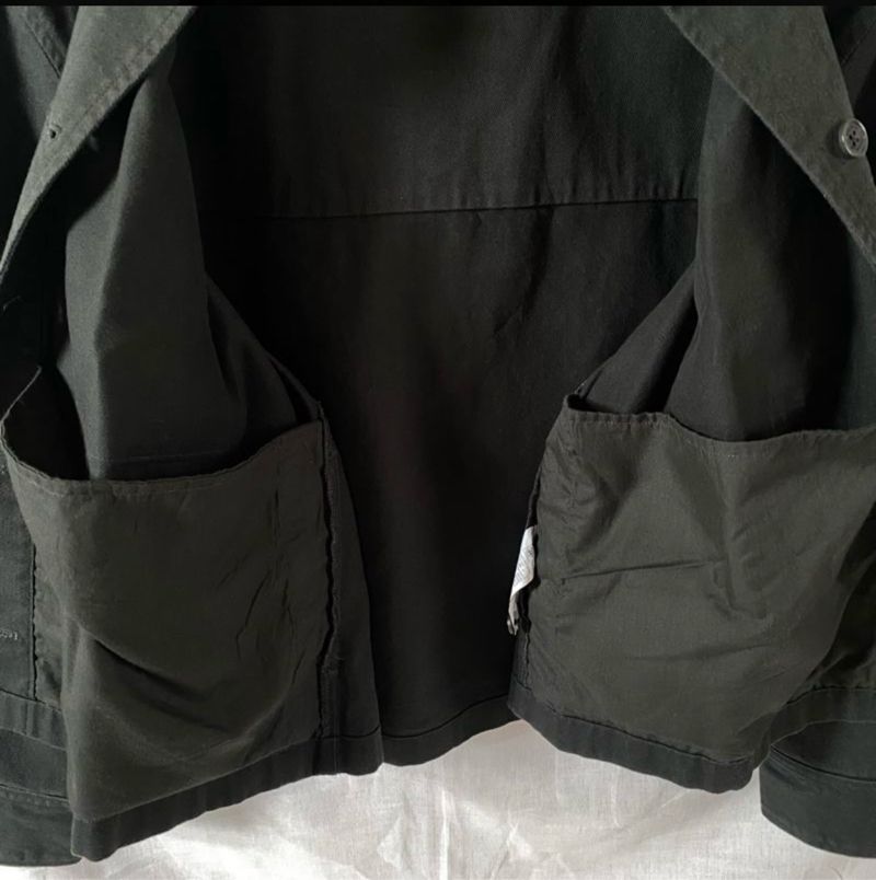 Vintage Y2K Denim jacket Pria black, foto 3