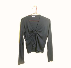 Minimalist Sweatshirt Wanita black