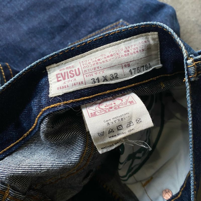 Evisu Casual Jeans Pria black, foto 3