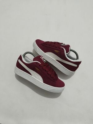 Puma Casual Sneakers Pria burgundy