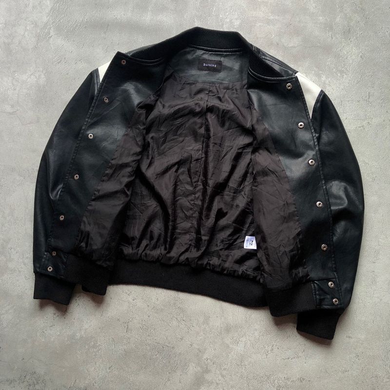 Casual Varsity jacket Pria black, foto 5