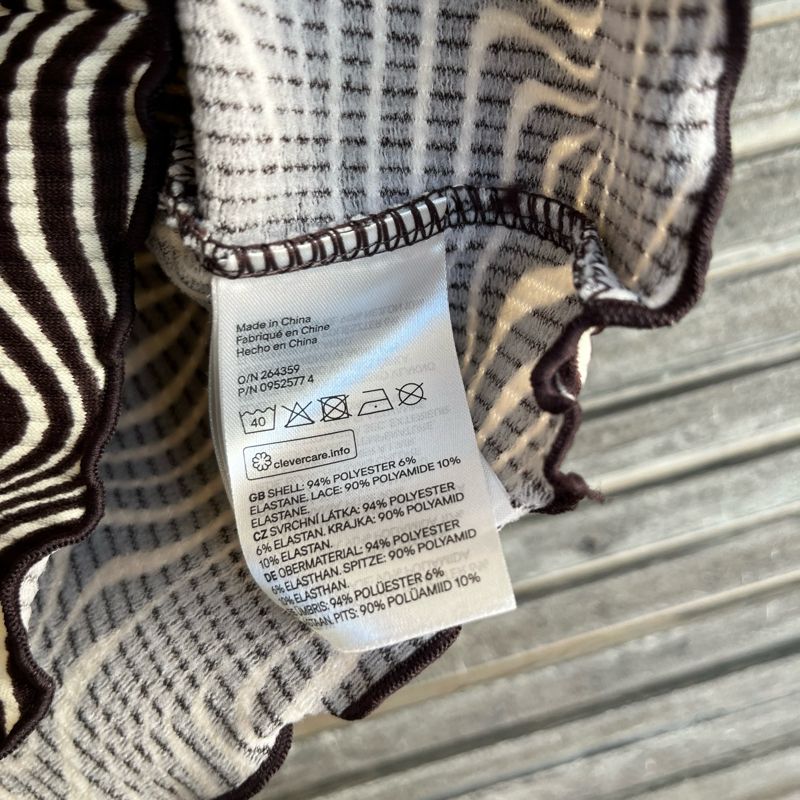 H&M Casual Cami top Wanita multicolor, foto 4
