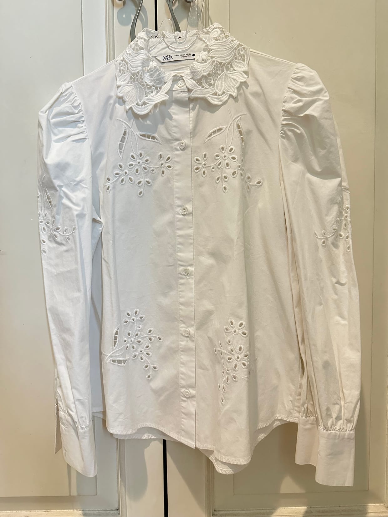ZARA Vintage Shirt Wanita white
