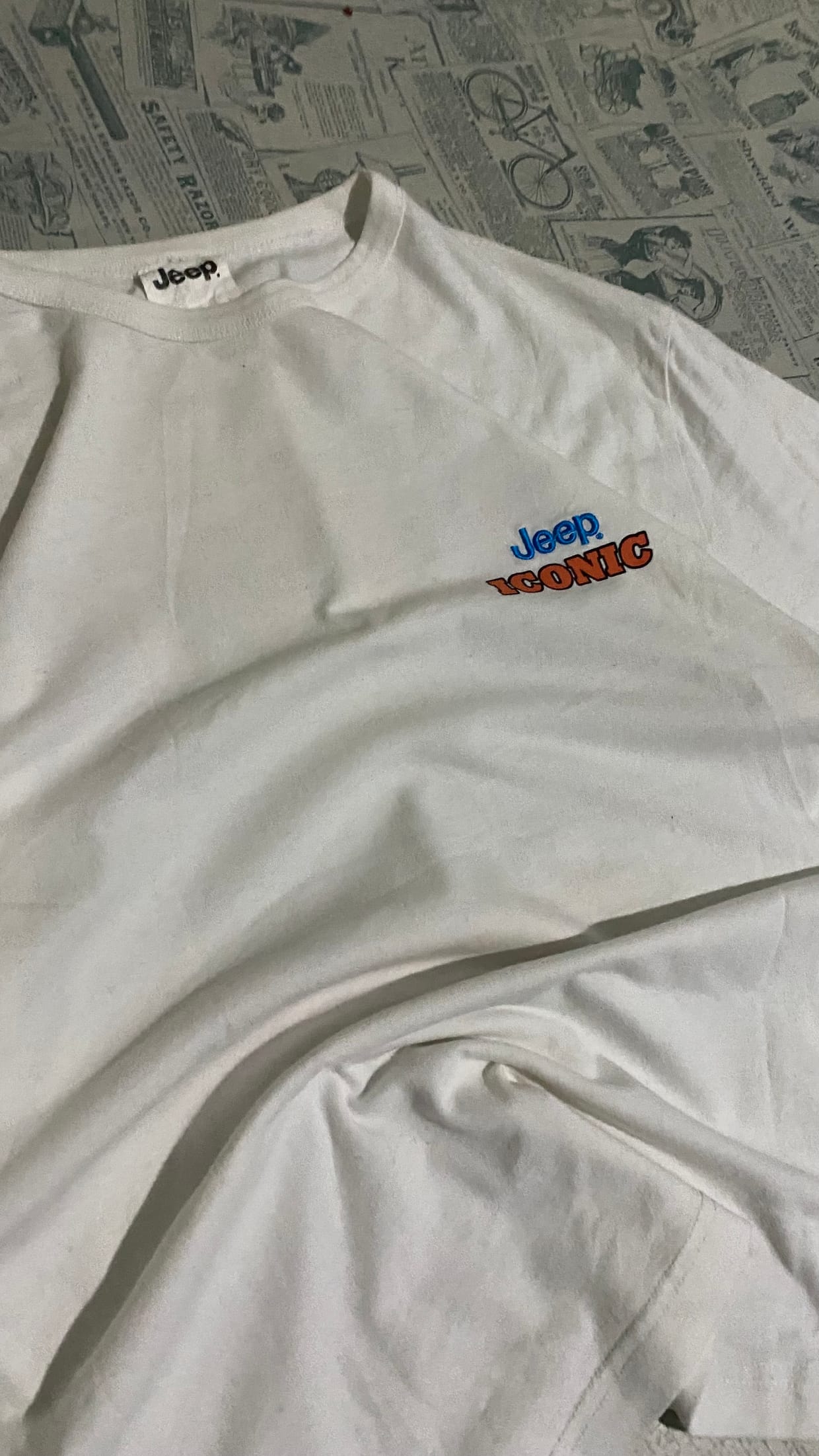 Jeep Vintage T-shirt Pria white