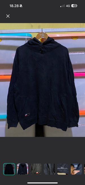 Japanese brand Streetwear Y2K Hoody Pria black