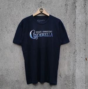 Vintage T-shirt Pria navy