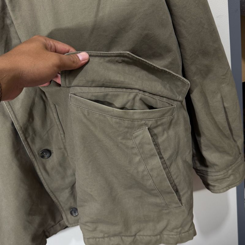 Vintage Y2K Denim jacket Pria brown gray, foto 7