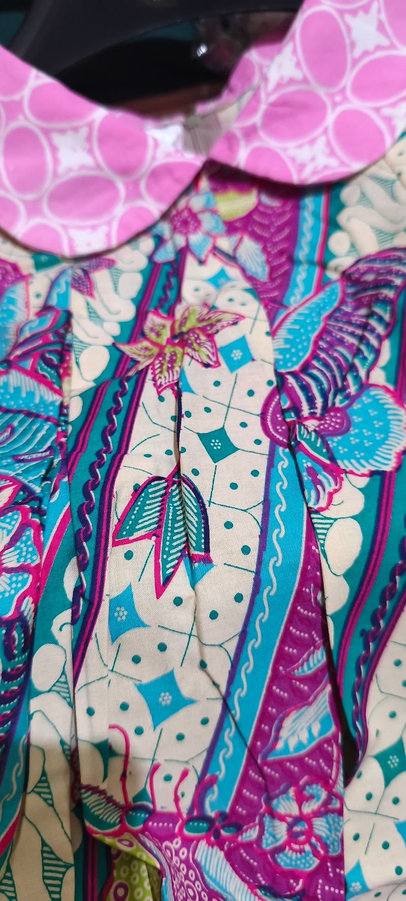 Batik Blouse Wanita multicolor pink, foto 4